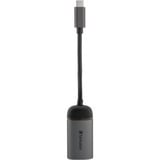 Verbatim USB 3.2 Gen 1 adapter, USB-C > RJ-45 Zilver/zwart, 10cm, Gigabit LAN 10/100/1000 Mbit/s