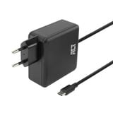 ACT Connectivity USB-C laptoplader 100W met Power Delivery-profielen, 2 meter Zwart