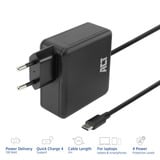 ACT Connectivity USB-C laptoplader 100W met Power Delivery-profielen, 2 meter Zwart