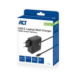 ACT Connectivity USB-C laptoplader 100W met Power Delivery-profielen, 2 meter Zwart