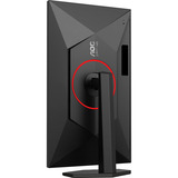 AOC Q27G4ZR 27" gaming monitor Zwart/rood, 240Hz (260Hz Overclocked), HDMI, DisplayPort, Audio