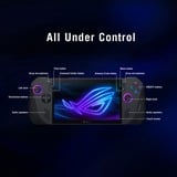 ASUS ROG Ally X (RC72LA-NH007W) handheld game console Zwart, 24 GB | 1 TB | Wi-Fi 6E | BT | Win 11 | 120 Hz