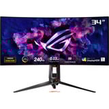 ASUS ROG Swift OLED PG34WCDM 33.9" Curved UltraWide gaming monitor Zwart, 2x HDMI, DisplayPort, 3x USB-A, USB-C, 240 Hz