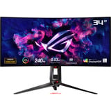 ASUS ROG Swift OLED PG34WCDM 33.9" Curved UltraWide gaming monitor Zwart, 240Hz, DisplayPort, HDMI, USB-C 