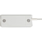 Brennenstuhl estilo meervoudige USB-lader Wit/roestvrij staal