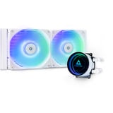 Chieftec Iceberg White 240 waterkoeling Wit, RGB