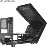 Chieftec  cube behuizing Zwart | 2x USB-A | 1x USB-C