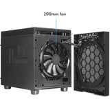 Chieftec  cube behuizing Zwart | 2x USB-A | 1x USB-C