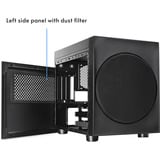 Chieftec  cube behuizing Zwart | 2x USB-A | 1x USB-C