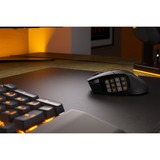 Corsair Scimitar Elite Wireless MMO-gamingmuis Zwart, 100 - 26.000 dpi, USB 2.0 | 2,4 GHz | Bluetooth | RGB