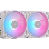Corsair iCUE LINK RX140 MAX RGB 140mm PWM Thick Fans Starter Kit case fans Wit, 2 stuks, 140 x 140 x 30 mm