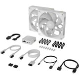 Corsair iCUE LINK RX140 MAX RGB 140mm PWM Thick Fans Starter Kit case fans Wit, 2 stuks, 140 x 140 x 30 mm