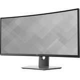 Dell DELL U3417W Refurbished 34" Curved UltraWide monitor Zwart, 2x HDMI, 1x DisplayPort, 1x mini-DisplayPort, USB-A, USB-C 