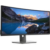 Dell DELL U3417W Refurbished 34" Curved UltraWide monitor Zwart, 2x HDMI, 1x DisplayPort, 1x mini-DisplayPort, USB-A, USB-C 
