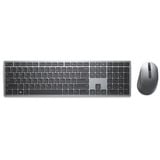 Dell Premier Multi-Device draadloos toetsenbord en draadloze muis - KM7321W desktopset Grijs, US lay-out (QWERTY), 100%, Bluetooth 5.0, DPI:1000 - 4000