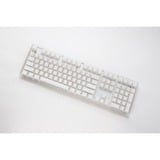 Ducky One 3 Aura White RGB mechanisch toetsenbord Wit, US lay-out (QWERTY), Cherry MX Speed Silver, 100%, ABS Double Shot, hot swap