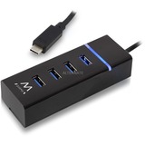 Ewent 4-Poorts USB 3.1 Gen1 (USB 3.0) Hub Type-C usb-hub Zwart