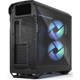 Fractal Design Torrent Black RGB TG Light Tint midi tower behuizing Zwart | 2x USB-A | 1x USB-C | RGB | Tempered Glass