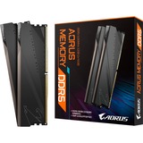 GIGABYTE AORUS 32 GB DDR5-5200 Kit werkgeheugen Zwart, GP-ARS32G52D5, XMP 3.0