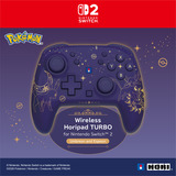 HORI Wireless HORIPAD Turbo - Umbreon and Espeon gamepad Donkerpaars/goud, Nintendo Switch 2, Nintendo Switch, Nintendo Switch – OLED-Model, Nintendo Switch Lite, Bluetooth 5.0