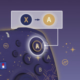 HORI  gamepad Donkerpaars/goud