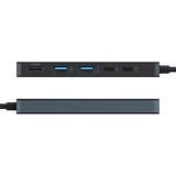 Hyper HyperDrive Flex 5 Port USB-C Hub usb-hub Zwart