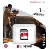 Kingston Canvas React Plus 1 TB geheugenkaart UHS-II U3, Class 10, V60