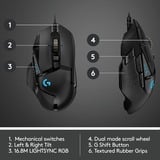 Logitech G502 HERO High Performance Gaming Mouse Zwart, 100 - 25.600 dpi, RGB leds