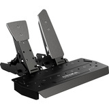 MOZA RS V2 stuurwiel + R12 V2 stuurbasis + SR-P Pedal Set (Throttle + Brake) Bundel Zwart, Basis, stuur en pedalen