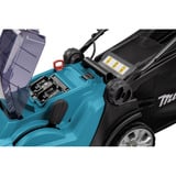 Makita LXT 2x18 V accu Grasmaaier 38 cm Blauw/zwart, 2x 4 Ah accu en duo snellader inbegrepen