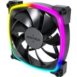 Montech AX120 fan PWM 3-pack RGB case fans Zwart, 3 stuks, 120 x 120 x 25 mm