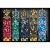 Noble Collection Harry Potter: Crest Bookmarks 5 Piece Set 
