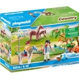 PLAYMOBIL Country - Gelukkige ponyreis Constructiespeelgoed 70512