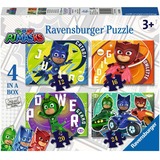 Ravensburger PJ Masks - 4 in a box Puzzel 12, 16, 20 en 24 stukjes