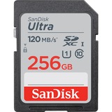 SanDisk Ultra SDXC UHS-I-kaart 256 GB geheugenkaart Zwart, UHS-I, Class 10