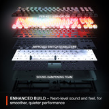SteelSeries Apex Pro Mini Gen 3 RGB mechanisch gaming toetsenbord Zwart, US lay-out (QWERTY), SteelSeries OmniPoint 3.0, 60%, Double-shot PBT