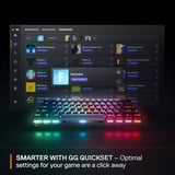 SteelSeries Apex Pro Mini Gen 3, gaming toetsenbord Zwart, US lay-out, SteelSeries OmniPoint 3.0, 60%, RGB leds, Double Shot PBT Keycaps