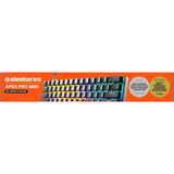 SteelSeries Apex Pro Mini Gen 3, gaming toetsenbord Zwart, US lay-out, SteelSeries OmniPoint 3.0, 60%, RGB leds, Double Shot PBT Keycaps
