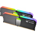 Thermaltake 16 GB DDR4-4000 Kit werkgeheugen Zwart/zilver, R016D408GX2-4000C19A, TOUGHRAM XG RGB, XMP