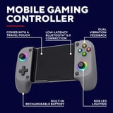 Trust GXT 735 Mylox Mobiele Gaming Controller Voor iPhone en Android Grijs, Bluetooth 5.0, RGB