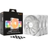 be quiet! Light Wings LX 140 mm PWM high-speed Triple Pack White case fan Wit, 3 stuks, 4-pin PWM