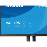 iiyama ProLite XB2495WSC-B1 24" monitor Zwart (mat), HDMI, USB-C, Audio, 100 Hz
