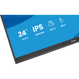 iiyama ProLite XB2495WSC-B1 24" monitor Zwart (mat), HDMI, USB-C, Audio, 100 Hz
