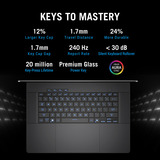 ASUS ROG Zephyrus G16 GU605CM-QR125W 16"  gaming laptop Grijs | Core Ultra 7 255H | RTX 5060 | 16 GB | 512 GB SSD
