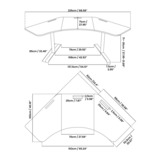 Arozzi Arena Angelo - Crawling Chaos gaming desk Roze