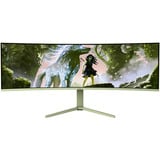 Arozzi Nova Curved 49" UltraWide gaming monitor Groen, 165 Hz, 1x DisplayPort, 2x HDMI, 1x USB-C, Audio, Adaptive Sync