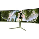 Arozzi Nova Curved 49" UltraWide gaming monitor Groen, 165 Hz, 1x DisplayPort, 2x HDMI, 1x USB-C, Audio, Adaptive Sync