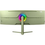 Arozzi Nova Curved 49" UltraWide gaming monitor Groen, 165 Hz, 1x DisplayPort, 2x HDMI, 1x USB-C, Audio, Adaptive Sync