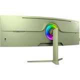 Arozzi Nova Curved 49" UltraWide gaming monitor Groen, 165 Hz, 1x DisplayPort, 2x HDMI, 1x USB-C, Audio, Adaptive Sync