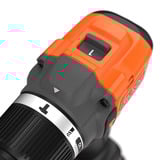 BLACK+DECKER 18V Brushless accuschroefklopboormachine klopboorschroevendraaier Zwart/oranje, Accu en oplader niet inbegrepen